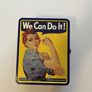 Rosie The Riveter Vintage We Can Do It American Classic World War II Lunch Box